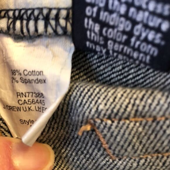 J. Crew Stretch Matchstick Jeans Like New SZ 29S - Picture 5 of 6